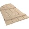 Ekena Millwork Sandblasted 4 Board Joined Board-n-Batten w/Quarter Round Arch Top Faux Wood Shutters, 22W x 62H, PR SHUBJQ22X62SDPR - alternate 5